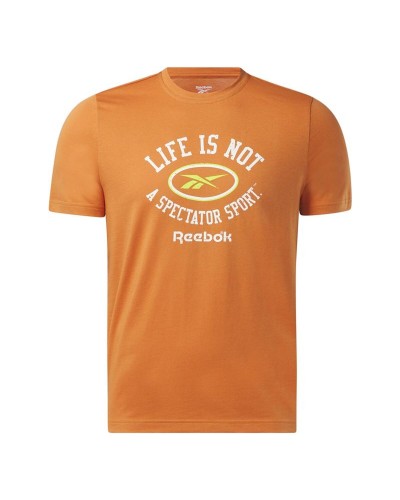 Herren Kurzarm-T-Shirt Reebok HS4884 Orange