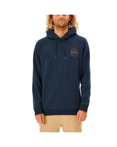 Sudadera con Capucha Hombre Rip Curl Re Entry Azul oscuro