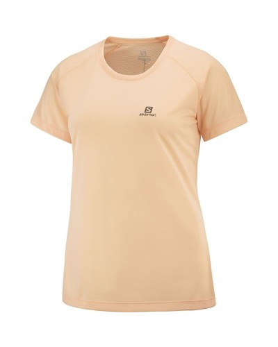 T-shirt à manches courtes femme Salomon LC1727700 Jaune (S)