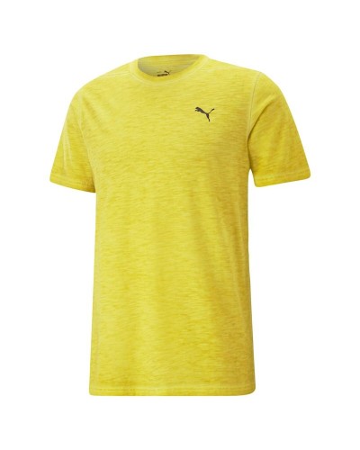 Camiseta de Manga Corta Hombre Puma 523202 41 Amarillo (L)