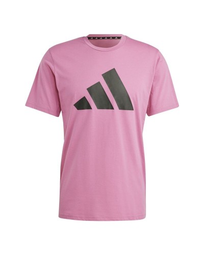 Camiseta de Manga Corta Hombre Adidas IC1218 Ciruela (S)
