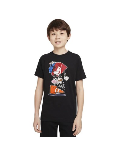 Child's Short Sleeve T-Shirt Nike DR9724-010