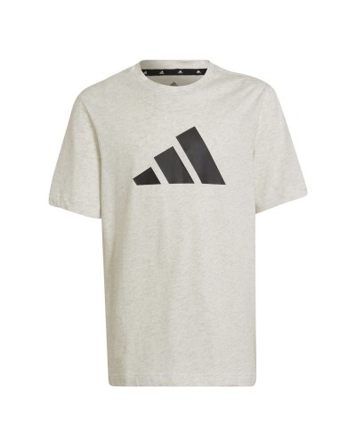 Child's Short Sleeve T-Shirt Adidas HG8857 White