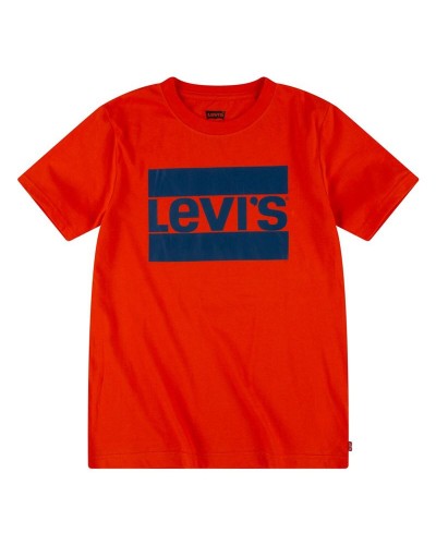 Maglia a Maniche Corte per Bambini Levi's 8E8568-R0E Rosso