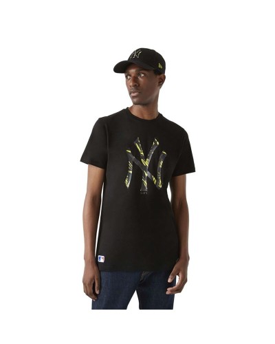 Miesten T-paita New Era 12827252 Musta (XL)