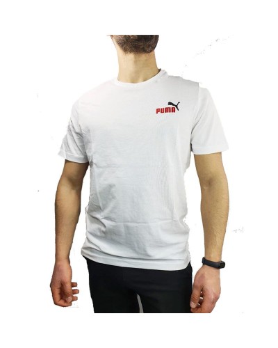 Maglia a Maniche Corte Uomo Puma 587184 02 Bianco (XS)