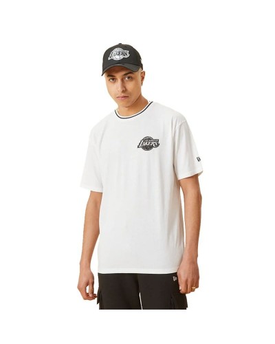 Maglia a Maniche Corte Uomo New Era 12893172 Bianco (S)