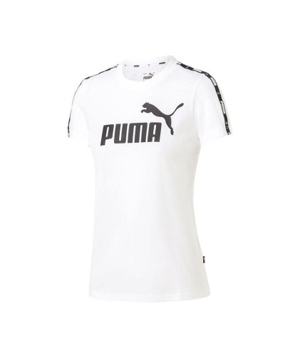 T-shirt med kortärm Dam Puma 670680 02 Vit (XL)