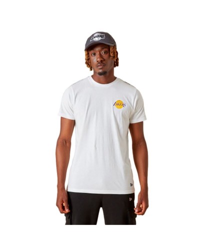 Camiseta de Manga Corta Hombre New Era 13083902 Blanco