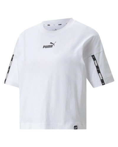T-shirt à manches courtes femme Puma 847116 02 Blanc (XS)