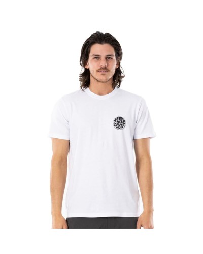 T-shirt à manches courtes homme Rip Curl CTEST9-1000 Blanc (S)