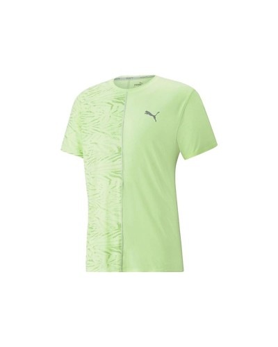 T-shirt med kortärm Herr Puma 521402 37 Limegrön