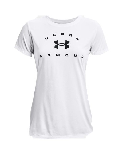 Women’s Short Sleeve T-Shirt Under Armour 1369864-100 White (XS)