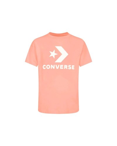 Maglia a Maniche Corte Uomo Converse 10025458-A06 Salmone (S)
