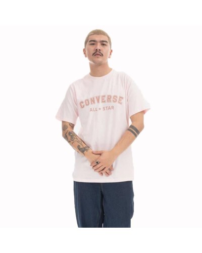 T-shirt à manches courtes homme Converse 10024566-A09 Beige (XS)