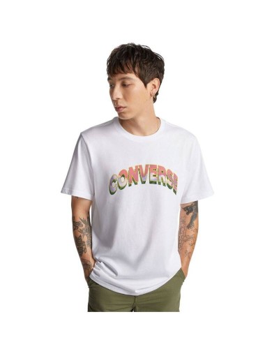 T-shirt med kortärm Herr Converse 10024589-A03 (XS)