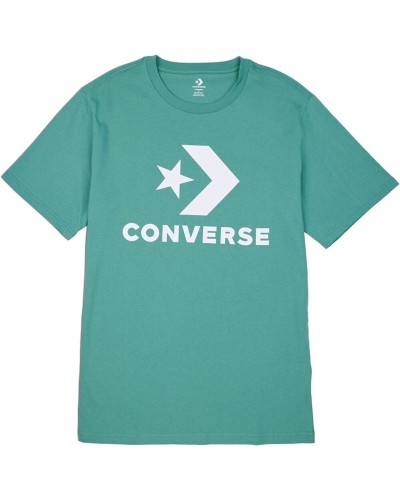 Camiseta de Manga Corta Hombre Converse 10025458-A04 Aguamarina (2XS)