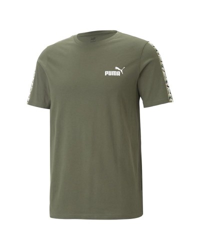 T-shirt à manches courtes homme Puma 673358 73 Olive (S)