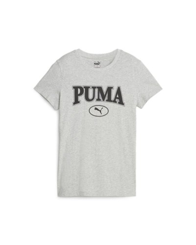 Maglia a Maniche Corte Donna Puma 676611 04 Grigio chiaro