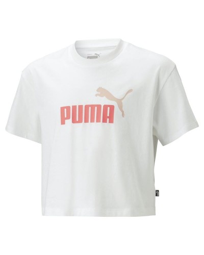 T shirt à manches courtes Enfant Puma 845346 52 Blanc