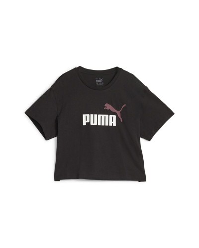 Camiseta de Manga Corta Infantil Puma 845346 74 Negro