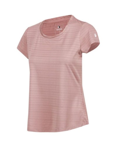 Dames-T-Shirt met Korte Mouwen Regatta RWT281-9B8 Zalm