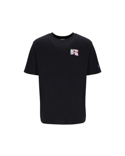 Herren Kurzarm-T-Shirt Russell Athletic E36221-IO 099 Schwarz (M)