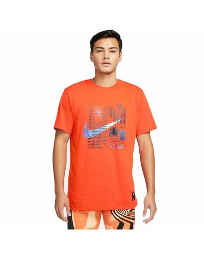 T-shirt med kortärm Herr Nike DM5684-817 Orange (S)
