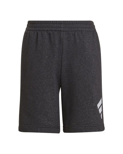 Short de Sport pour Enfants Adidas Future Icons 3 Bandas Noir