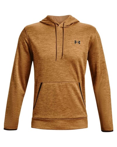 Tröja med huva Herr Under Armour Fleece Twist Brun