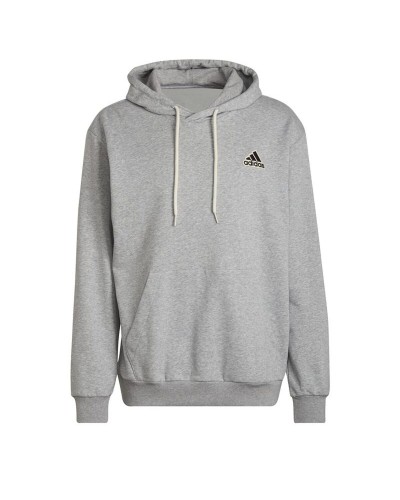 Sudadera con Capucha Hombre Adidas Essentials Feelcomfy M Gris claro
