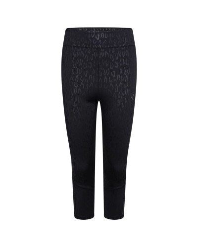 Leggings de Sport pour Femmes Dare 2b Shine Bright Noir