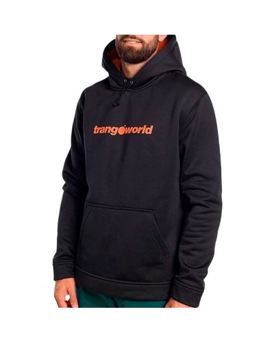 Herren Sweater mit Kapuze Trangoworld Login V02 Schwarz