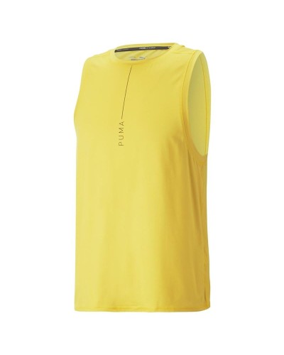 Camiseta de Manga Corta Hombre Puma Studio Yogini Lite Amarillo