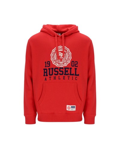 Herren Sweater mit Kapuze Russell Athletic  Hoody Rot