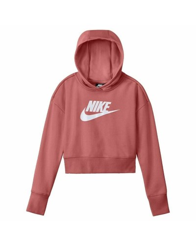 Tyttöjen hupullinen pusero Nike Club Girls Lohi