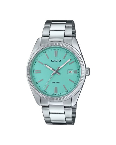 Miesten rannekellot Casio LTP-1302PD-2A2VE Hopeinen