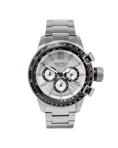 Herrklocka Nautica Silvrig (Ø 46 mm)