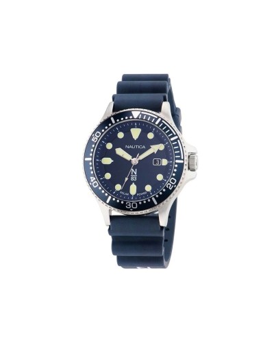 Miesten rannekellot Nautica Sininen (Ø 43 mm)