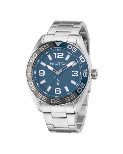 Reloj Hombre Nautica Plateado (Ø 44 mm)