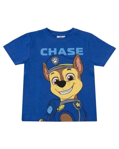 Camiseta de Manga Corta Infantil The Paw Patrol Azul