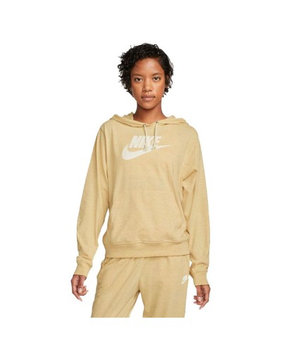 Sudadera con Capucha Mujer Nike Vintage Beige
