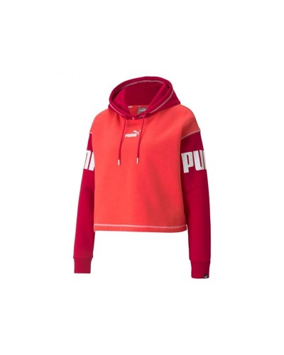 Tröja med huva Dam Puma Puma Power Fl Röd