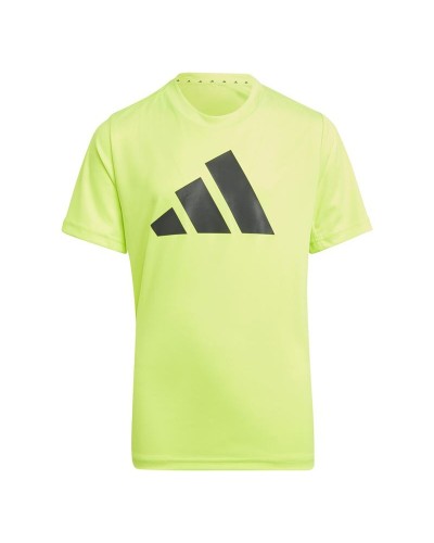 T shirt à manches courtes Enfant Adidas U Tr-Es Logo Jaune