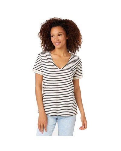 T-shirt med kortärm Dam Rip Curl Limonade Svart