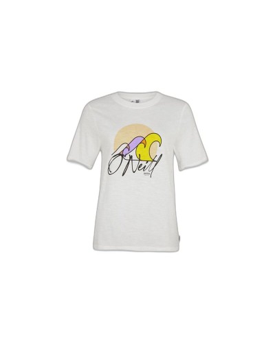 Dames-T-Shirt met Korte Mouwen O'Neill Luano Wit
