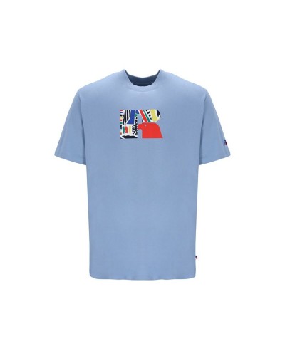 T-shirt à manches courtes homme Russell Athletic Emt E36211 Indigo