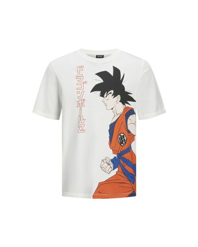 Camiseta de Manga Corta Hombre Jack & Jones Jcodragon Tee Ss Crew Neck Blanco
