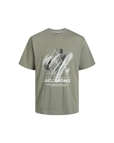 T shirt à manches courtes Enfant Jack & Jones Jcotint Tee Ss Crew Neck Kaki