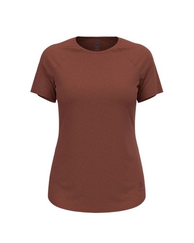 Women’s Short Sleeve T-Shirt Odlo Essential Brown